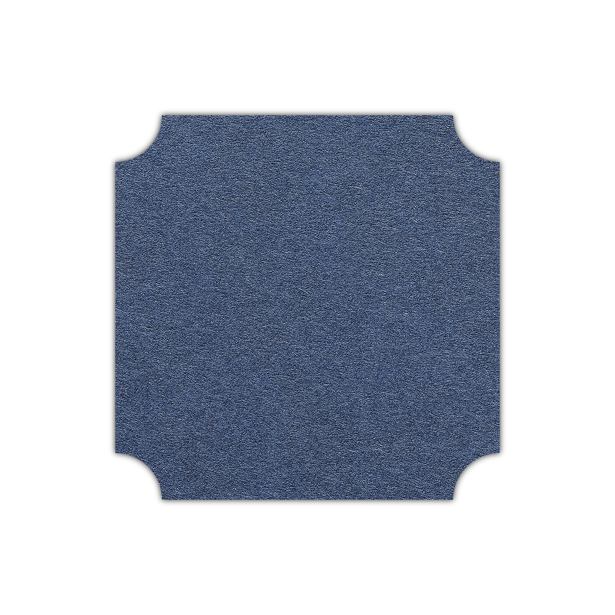 CMYK Print on Imperial Blue Cardstock | Shape S3 | 5" x 5"
