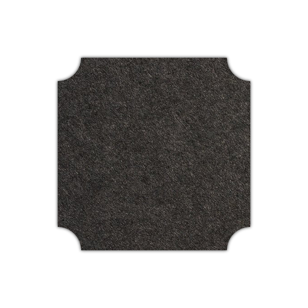 CMYK Print on Licorice Black Cardstock | Shape S3 | 4" x 4"
