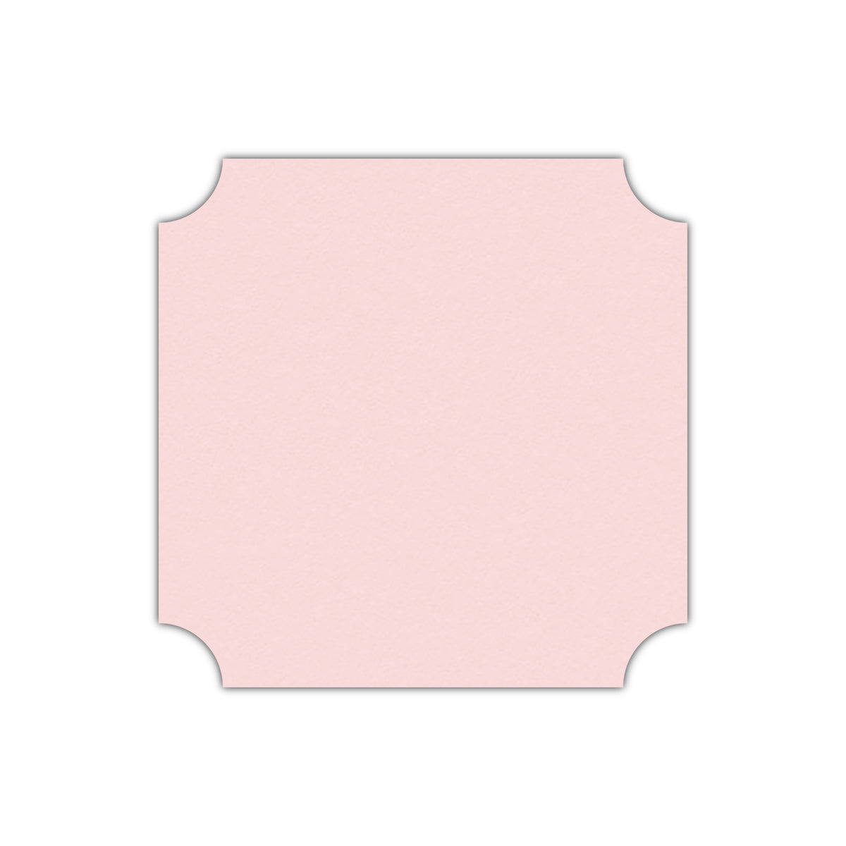CMYK Print on Pastel Pink Cardstock | Shape S3 | 4.75" x 4.75"