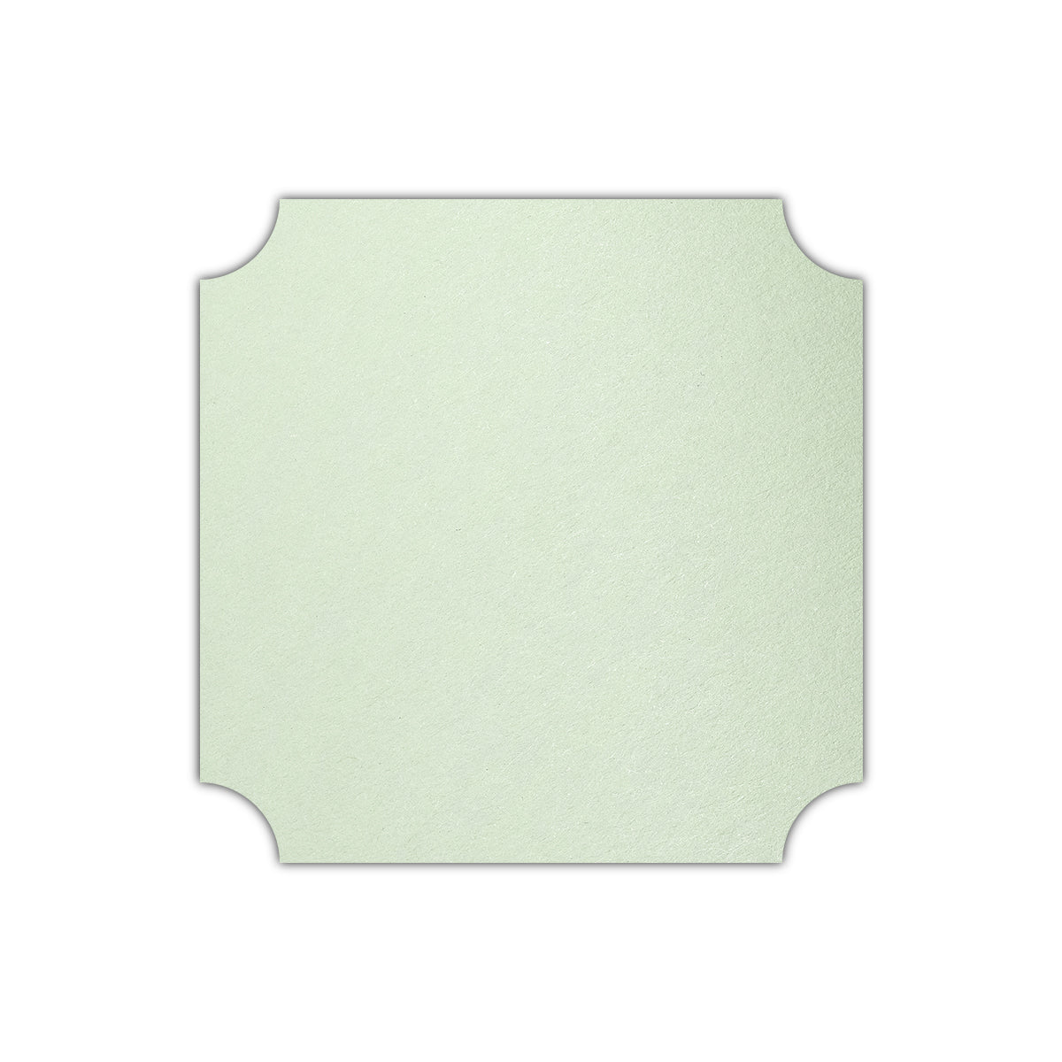 CMYK Print on Pistachio Cardstock | Shape S3 | 4" x 4"