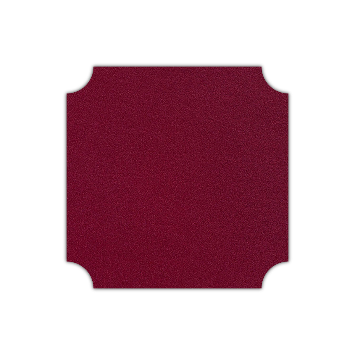 CMYK Print on Shimmer Red Lacquer Cardstock | Shape S3 | 2.25" x 2.25"