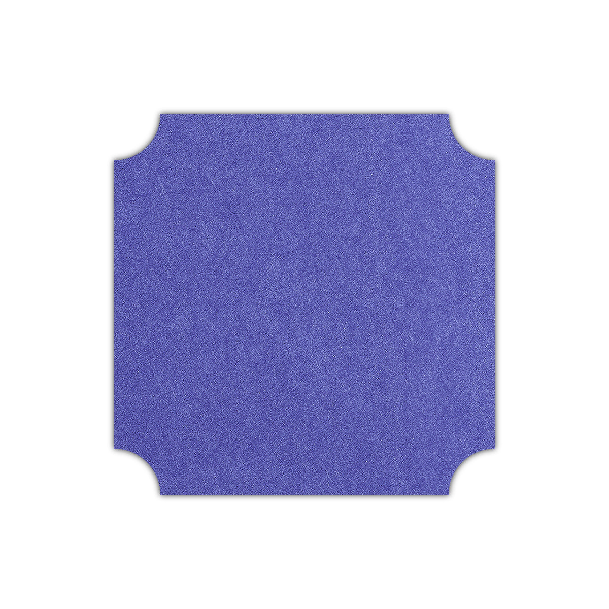 CMYK Print on Royal Blue Cardstock | Shape S3 | 5.75" x 5.75"
