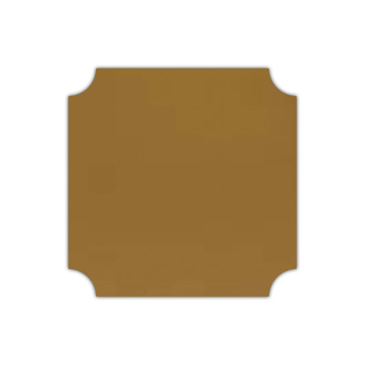 CMYK Print on Shimmer Antique Gold Cardstock | Shape S3 | 8" x 8"