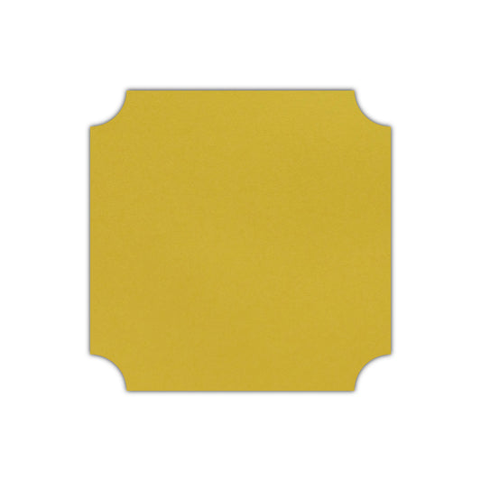 CMYK Print on Shimmer Fine Gold Cardstock | Shape S3 | 8" x 8"