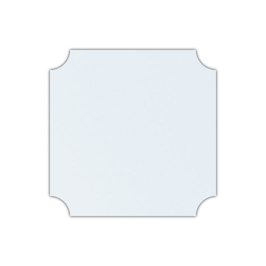 CMYK Print on Shimmer Ice Silver Cardstock | Shape S3 | 8" x 8"