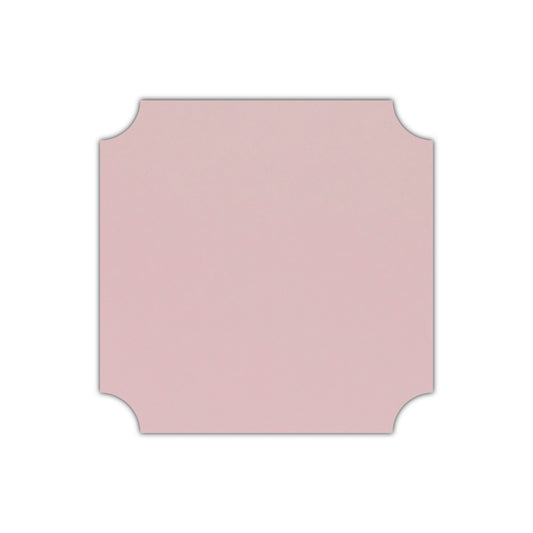 CMYK Print on Shimmer Rose Quartz Cardstock | Shape S3 | 8" x 8"