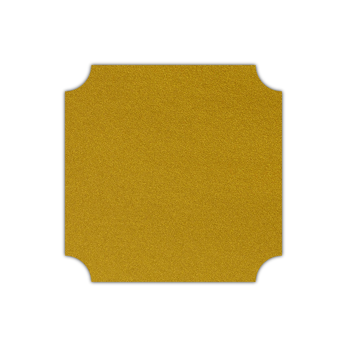 CMYK Print on Shimmer Super Gold Cardstock | Shape S3 | 4.75" x 4.75"