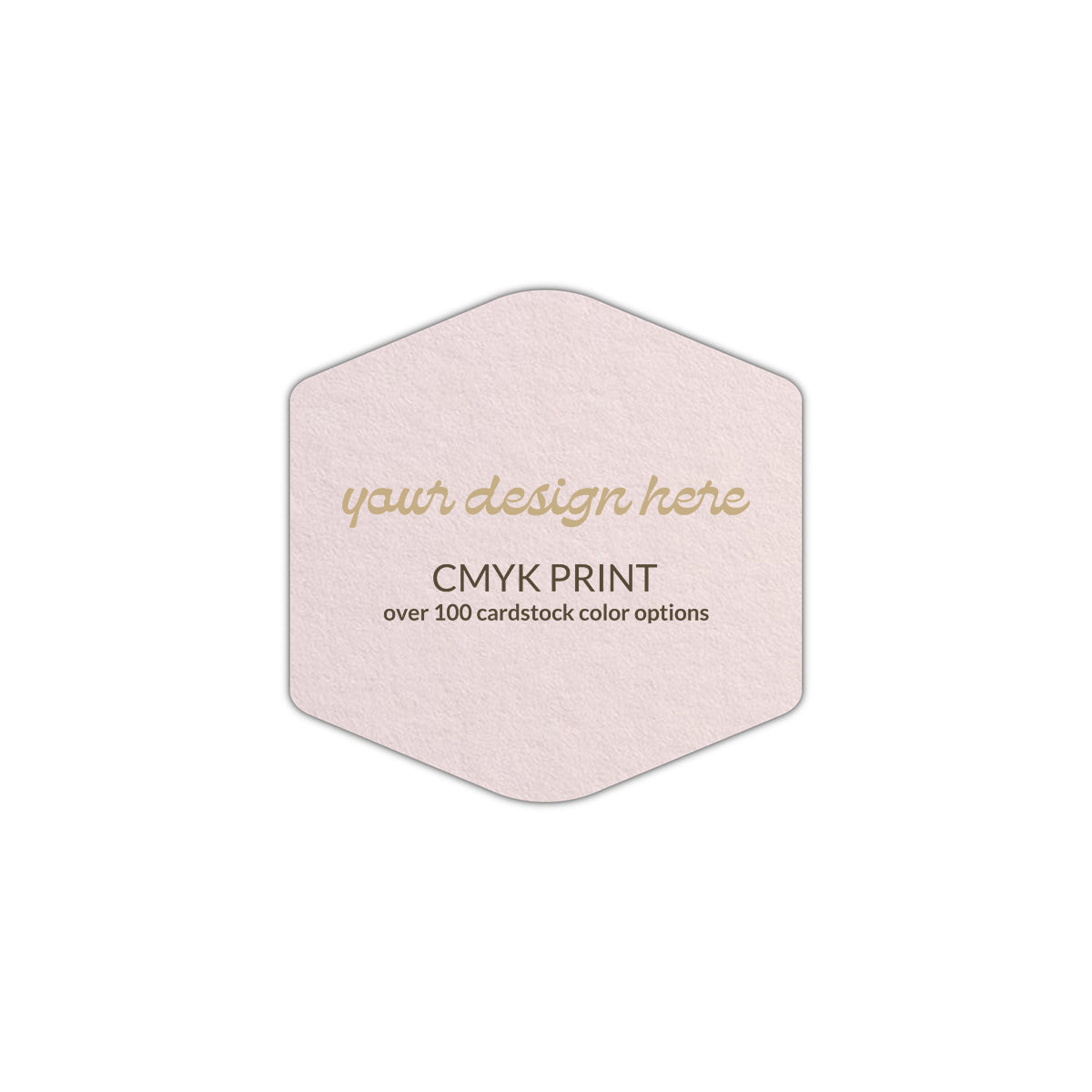 Shape S4 Diecut Card | CMYK Print | 7.25" x 7.25"