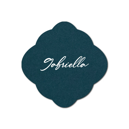 Individually Personalized Wedding Prints on Diecut Cardstock - Shape S40