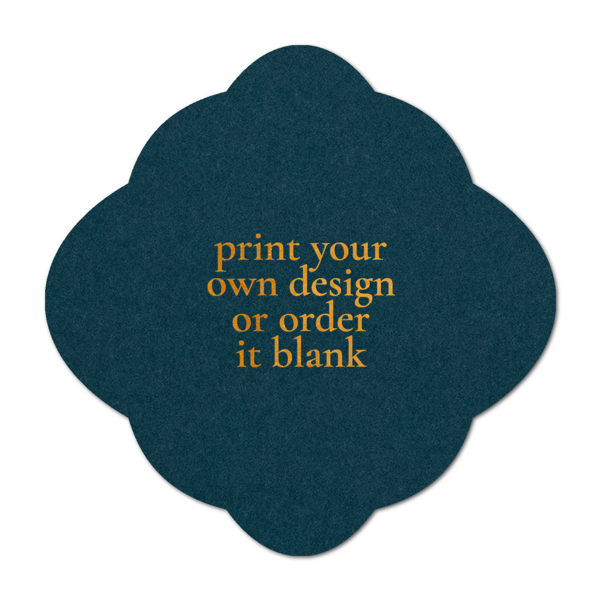 Custom Wedding Prints on Diecut Shaped Cardstock | Shape S40