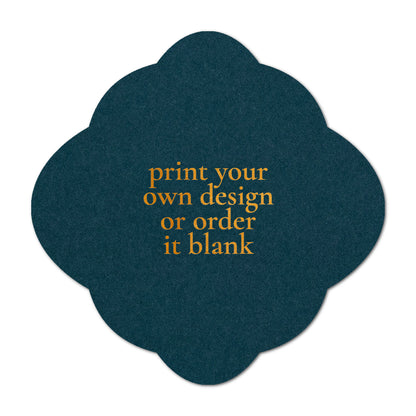 Custom Wedding Prints on Diecut Shaped Cardstock | Shape S40