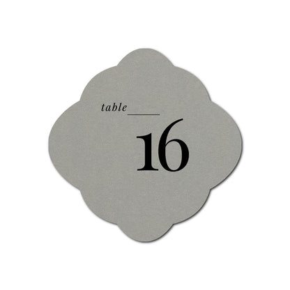 Individually Personalized Wedding Prints on Diecut Cardstock - Shape S40