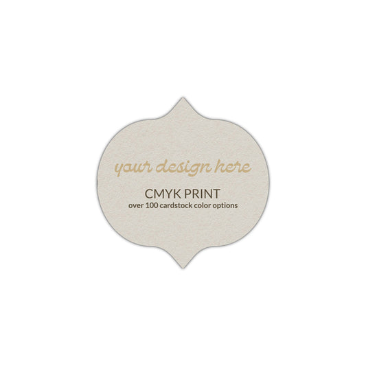Shape S42 Diecut Card | CMYK Print | 2.5" x 2.5"