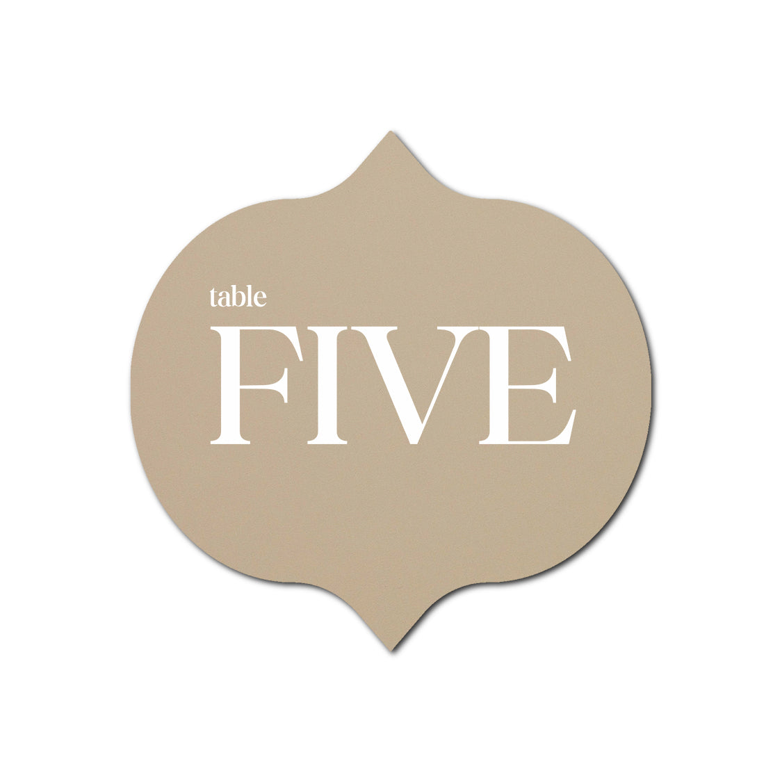 Individually Personalized Wedding Prints on Diecut Cardstock - Shape S42