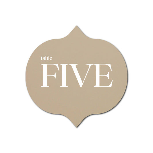 Individually Personalized Wedding Prints on Diecut Cardstock - Shape S42