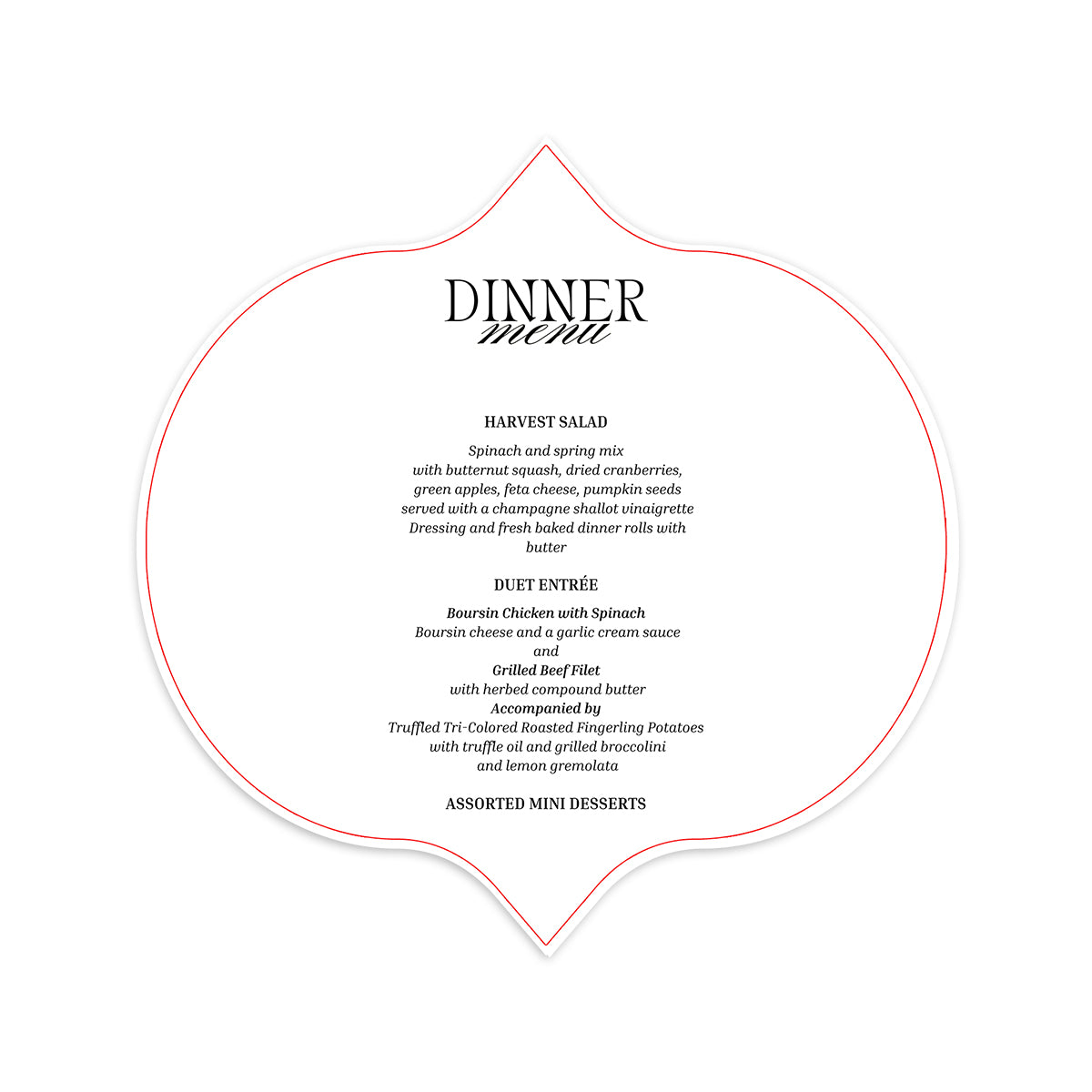 Personalized Wedding Cards | Fully Custom Print | Signature Shape SS42