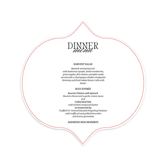 Personalized Wedding Cards | Fully Custom Print | Signature Shape SS42