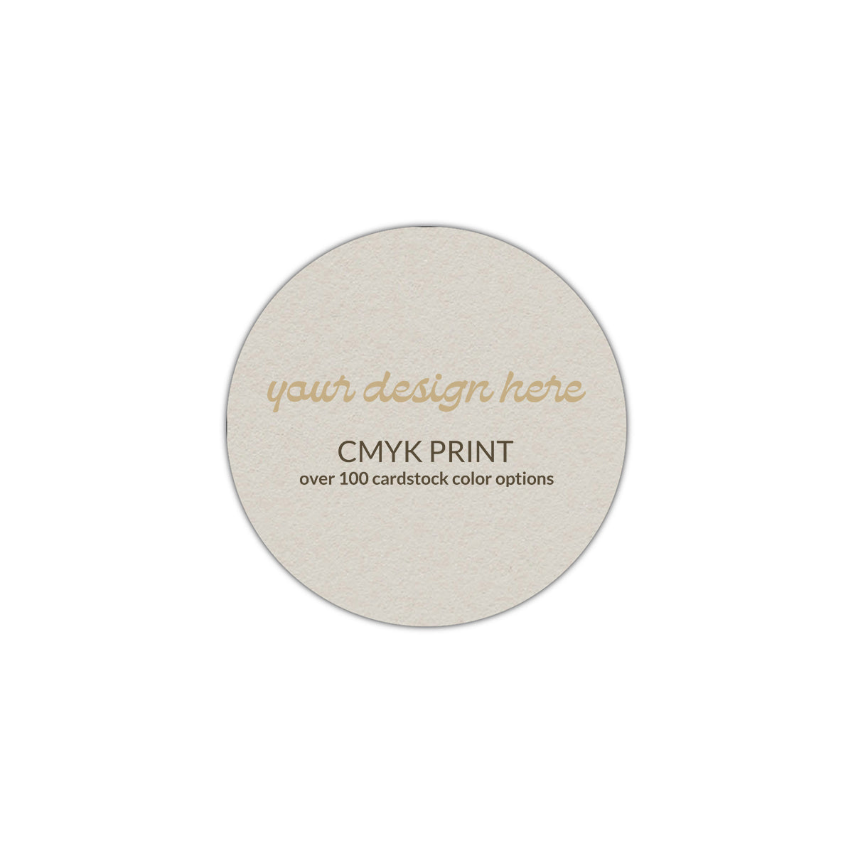 Shape S46 Diecut Card | CMYK Print | 5" x 5"