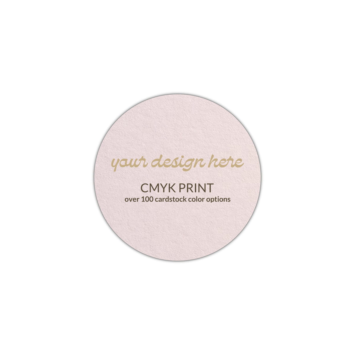 Shape S46 Diecut Card | CMYK Print | 6" x 6"