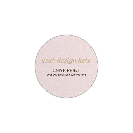 Shape S46 Diecut Card | CMYK Print | 2.25" x 2.25"