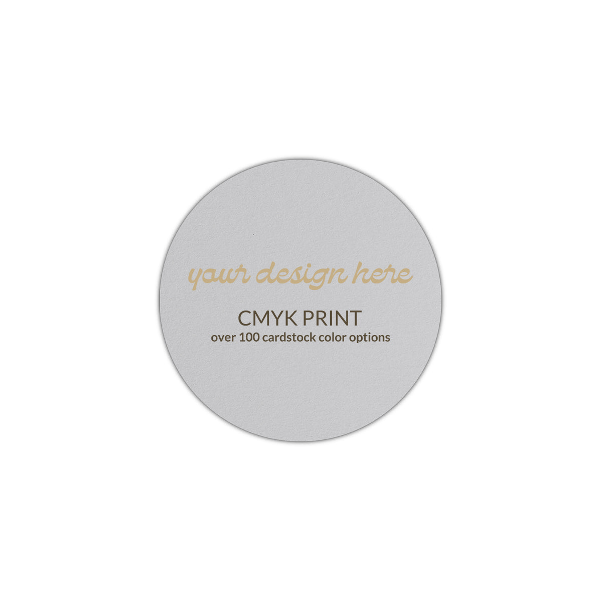Shape S46 Diecut Card | CMYK Print | 7" x 7"