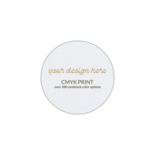 Shape S46 Diecut Card | CMYK Print | 2.75" x 2.75"