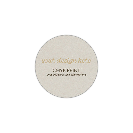 Shape S46 Diecut Card | CMYK Print | 2.5" x 2.5"