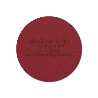Individually Personalized Wedding Prints on Diecut Cardstock - Shape S46