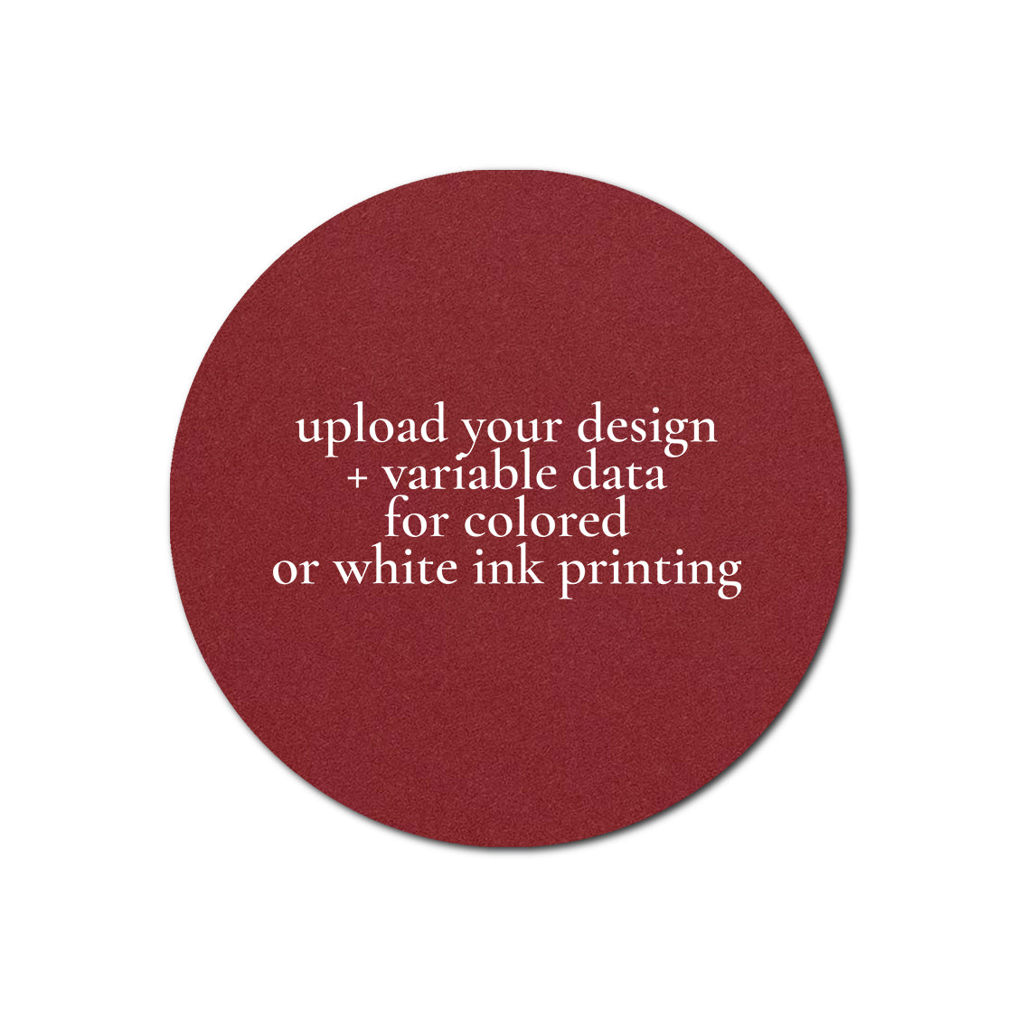Individually Personalized Wedding Prints on Diecut Cardstock - Shape S46