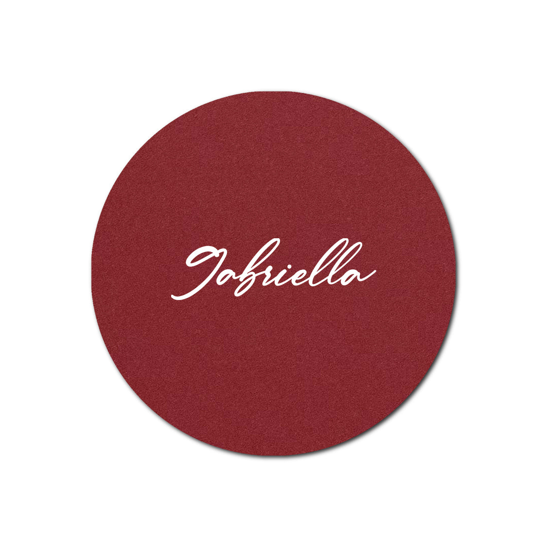 Individually Personalized Wedding Prints on Diecut Cardstock - Shape S46