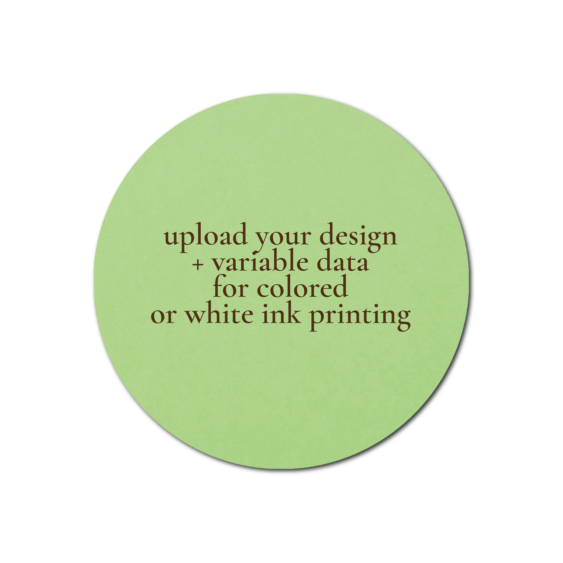 Individually Personalized Wedding Prints on Diecut Cardstock - Shape S46