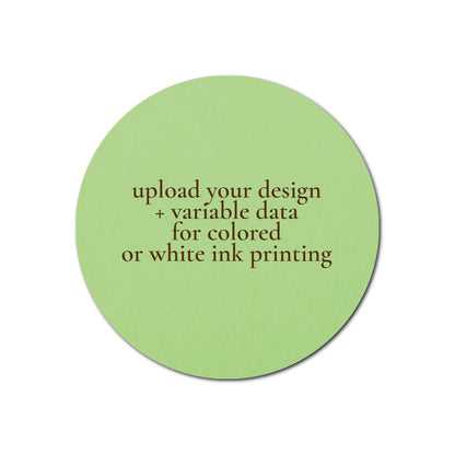 Individually Personalized Wedding Prints on Diecut Cardstock - Shape S46