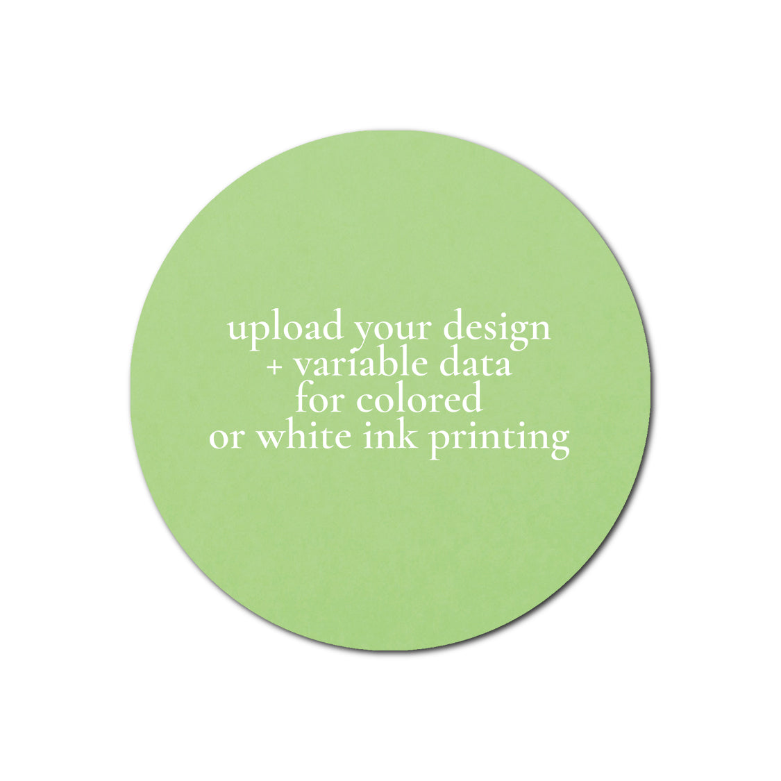 Individually Personalized Wedding Prints on Diecut Cardstock - Shape S46