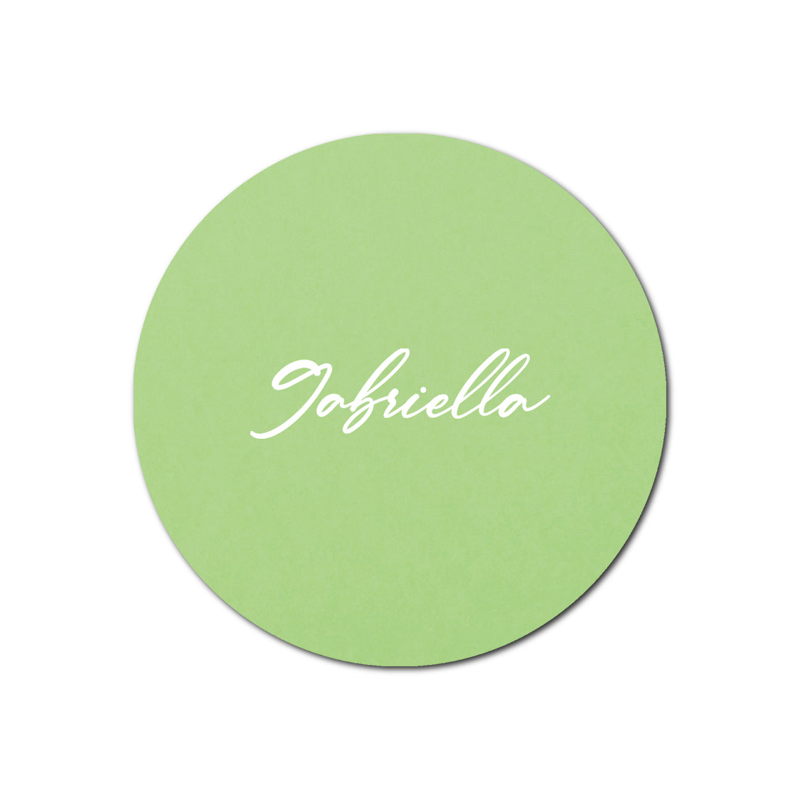 Individually Personalized Wedding Prints on Diecut Cardstock - Shape S46