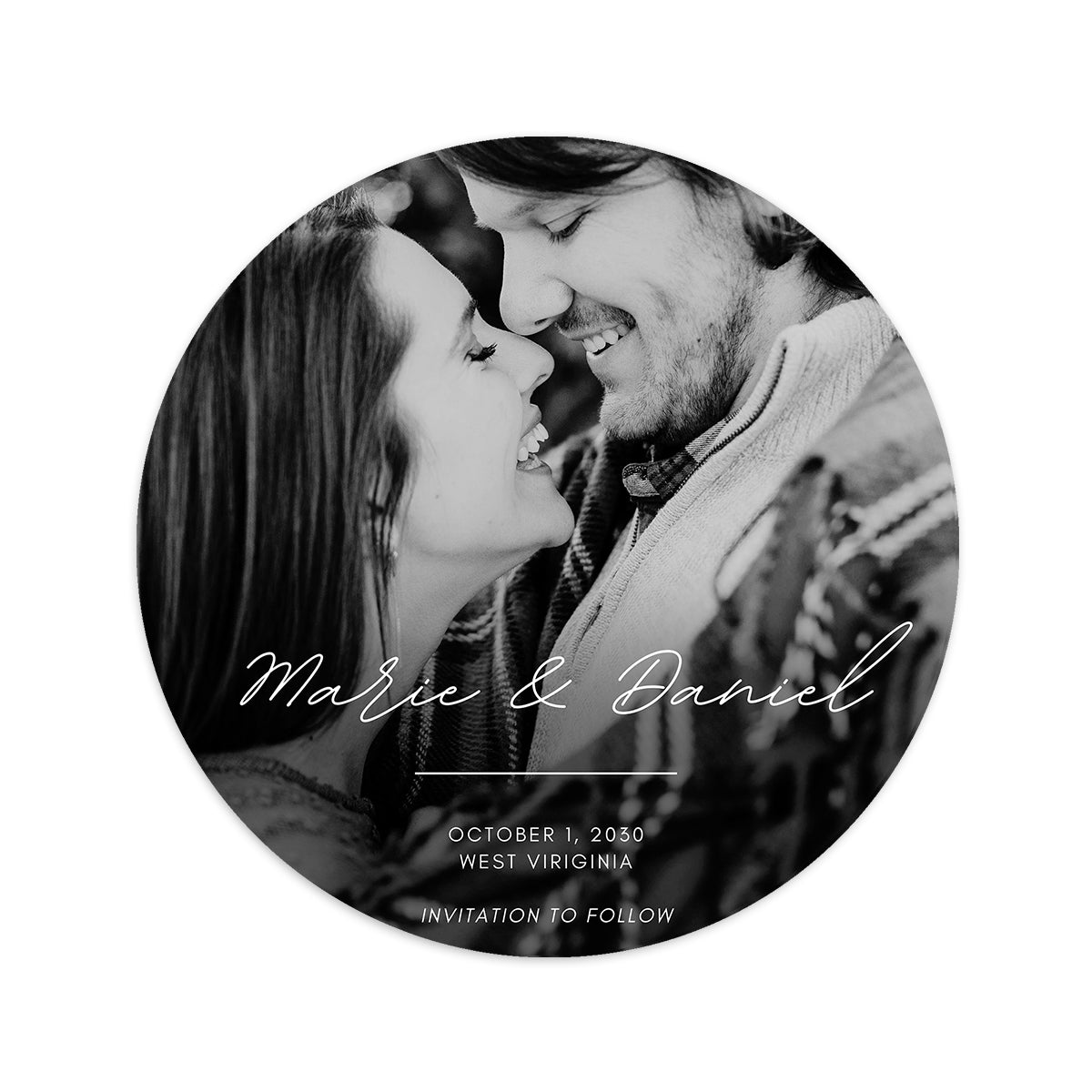 Personalized Wedding Cards | Fully Custom Print | Signature Shape SS46
