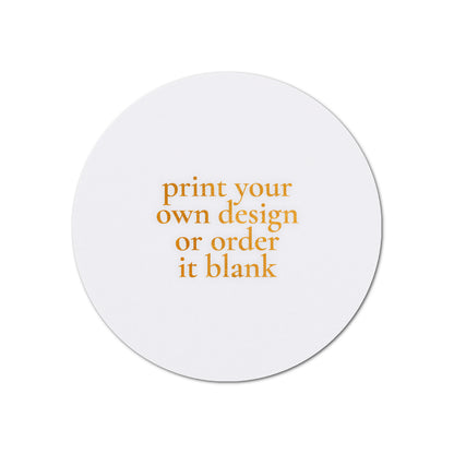 Custom Wedding Prints on Diecut Shaped Cardstock | Shape S46
