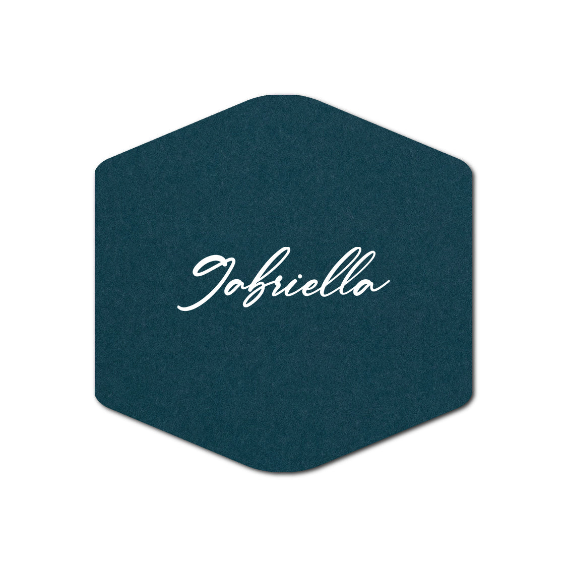 Individually Personalized Wedding Prints on Diecut Cardstock - Shape S4