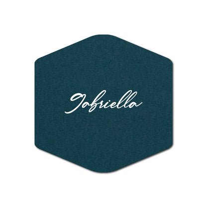 Individually Personalized Wedding Prints on Diecut Cardstock - Shape S4