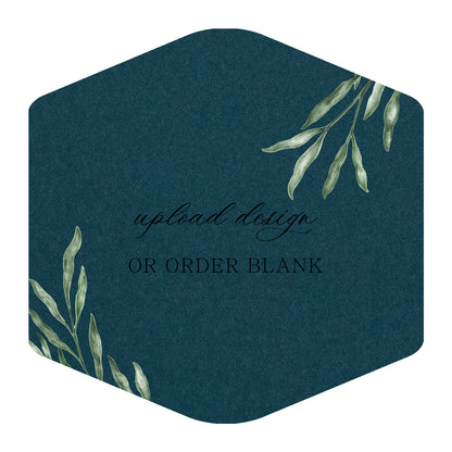 Custom Wedding Prints on Diecut Shaped Cardstock | Shape S4