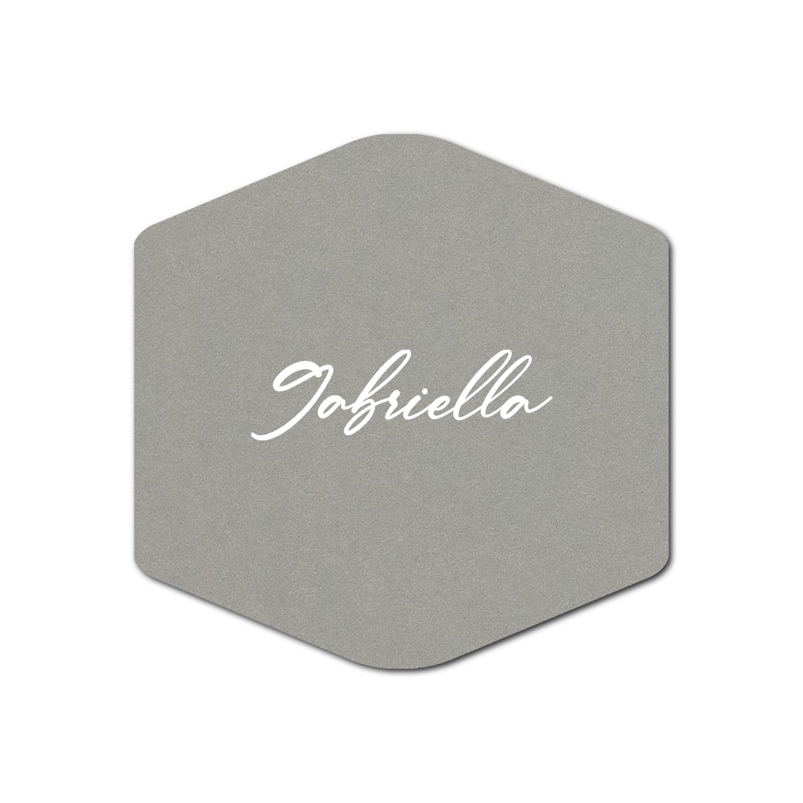 Individually Personalized Wedding Prints on Diecut Cardstock - Shape S4