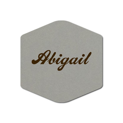 Individually Personalized Wedding Prints on Diecut Cardstock - Shape S4
