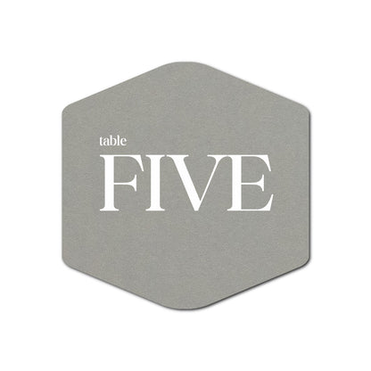 Individually Personalized Wedding Prints on Diecut Cardstock - Shape S4