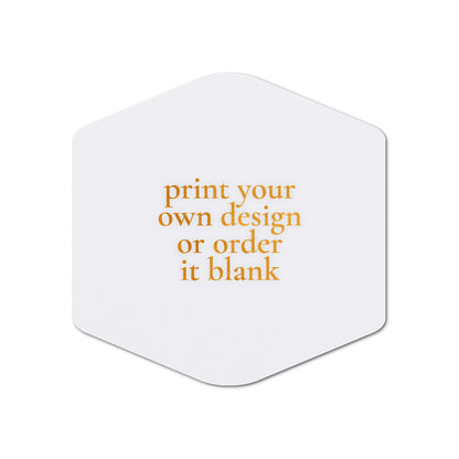 Custom Wedding Prints on Diecut Shaped Cardstock | Shape S4