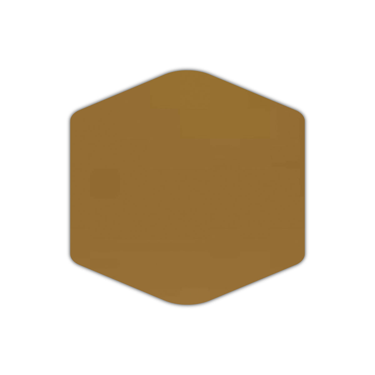 CMYK Print on Shimmer Antique Gold Cardstock | Shape S4 | 2.5" x 2.5"
