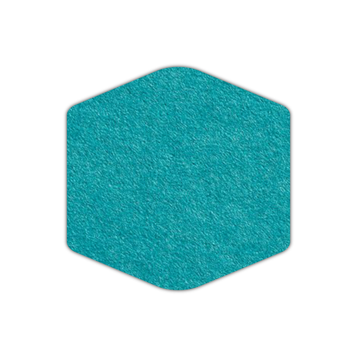 CMYK Print on Aqua Blue Cardstock | Shape S4 | 4.5" x 4.5"