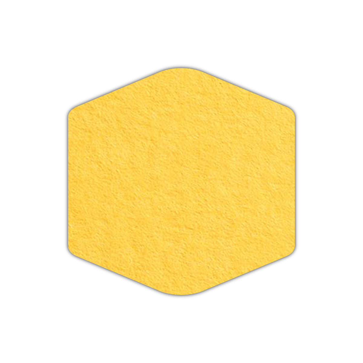 CMYK Print on Canary Yellow Cardstock | Shape S4 | 6" x 6"