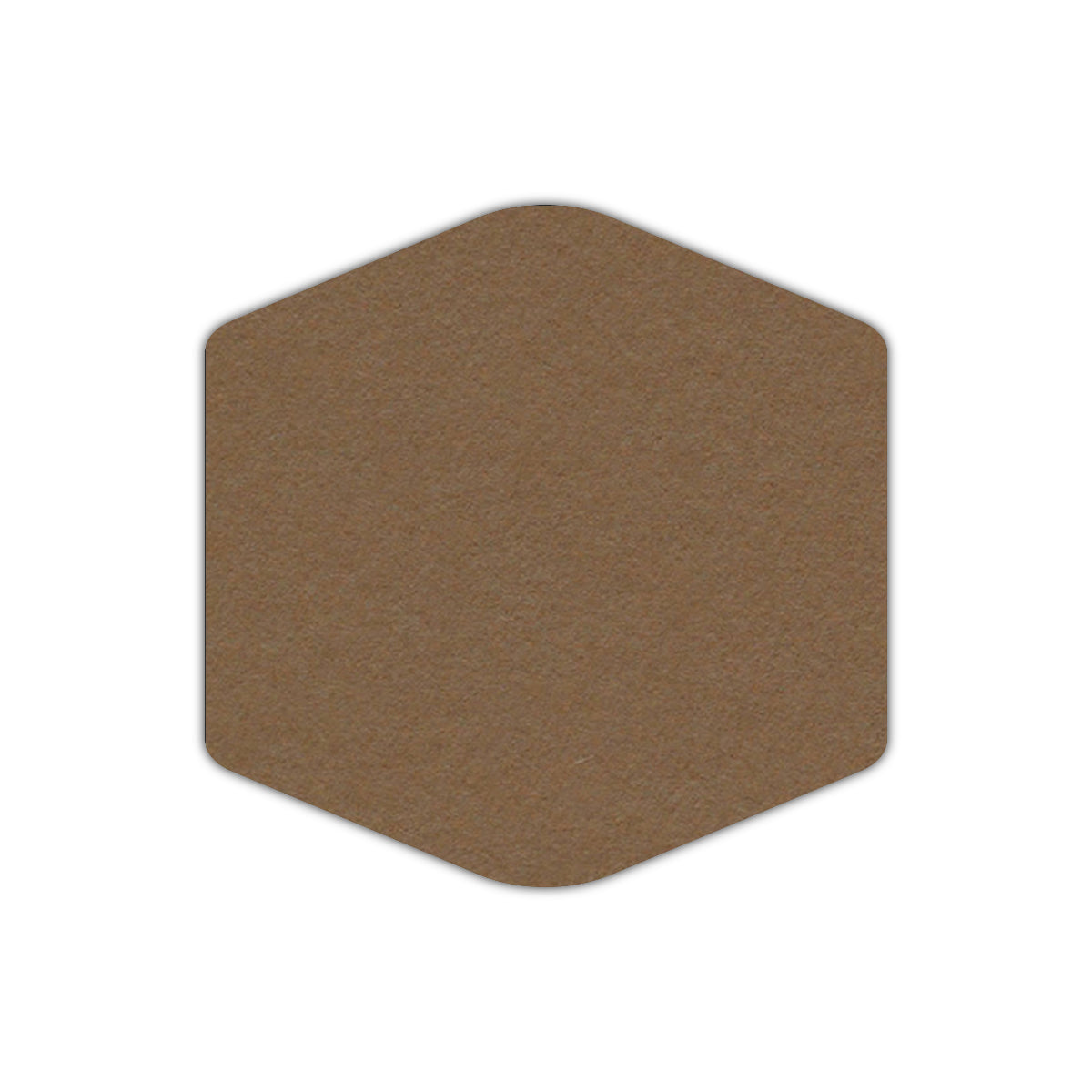 CMYK Print on Cappuccino Cardstock | Shape S4 | 8" x 8"