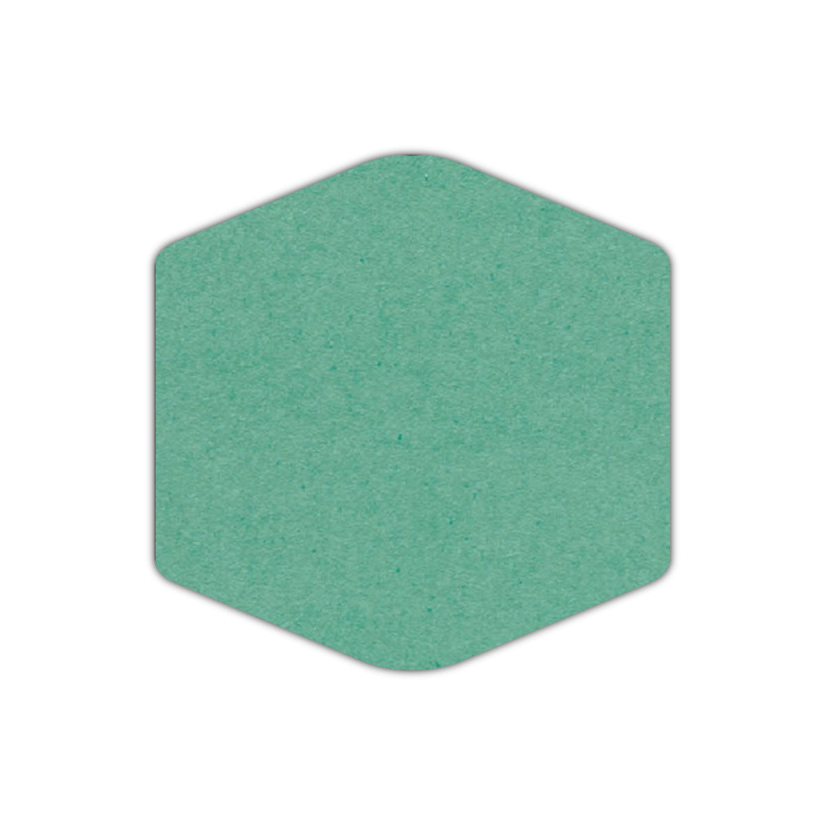 CMYK Print on Caribbean Blue Cardstock | Shape S4 | 4.5" x 4.5"