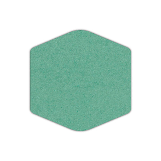 CMYK Print on Caribbean Blue Cardstock | Shape S4 | 4.75" x 4.75"