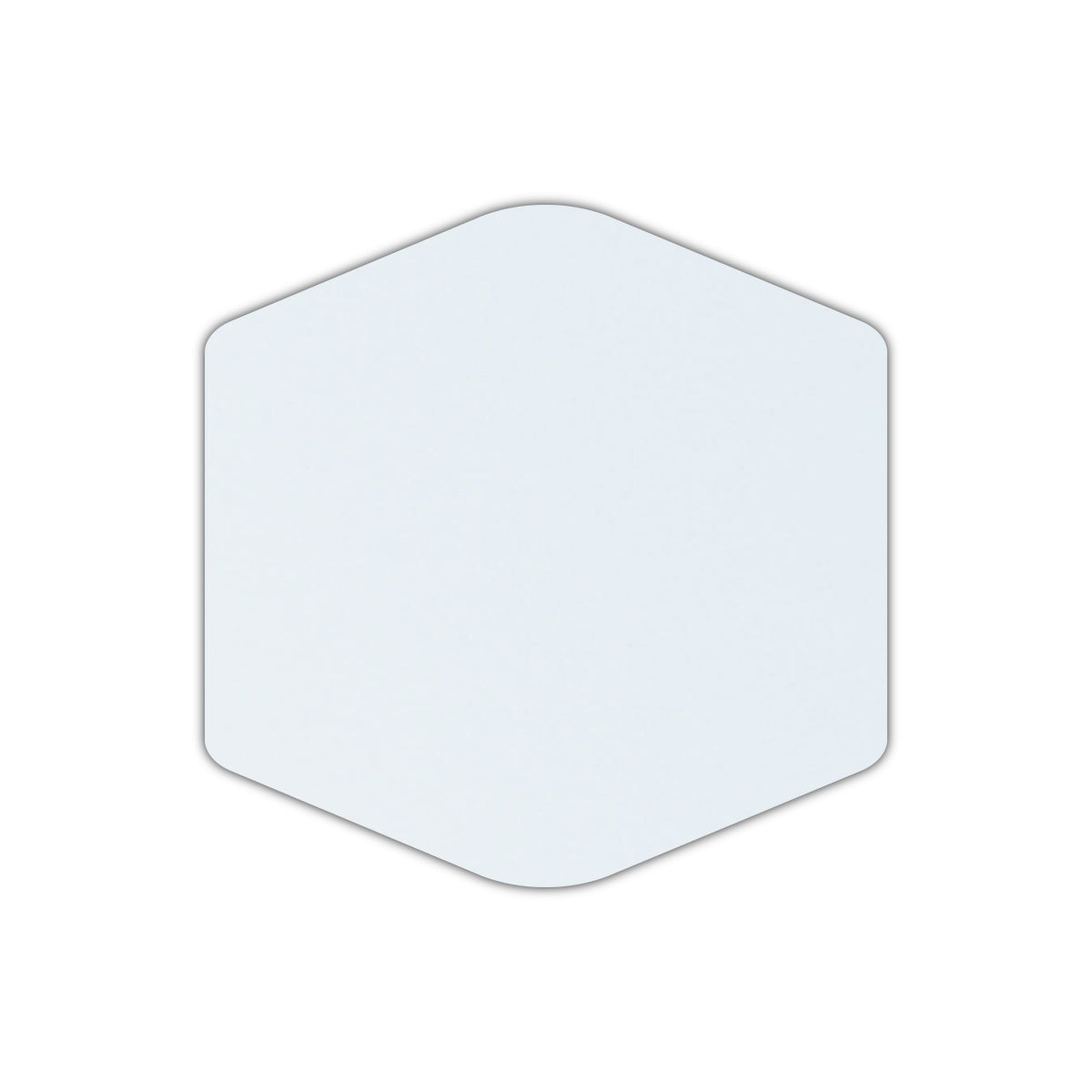 CMYK Print on Shimmer Ice Silver Cardstock | Shape S4 | 5.5" x 5.5"